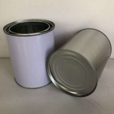 SGS Round Metal 3.38 Oz Oil Paint Tin Cans With Handle